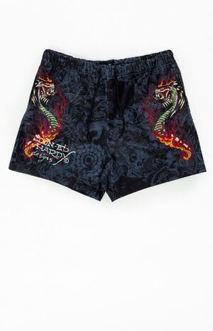 Cobra Flame Mesh Shorts