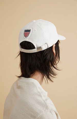Team USA  Corduroy Strapback Dad Hat image number 3