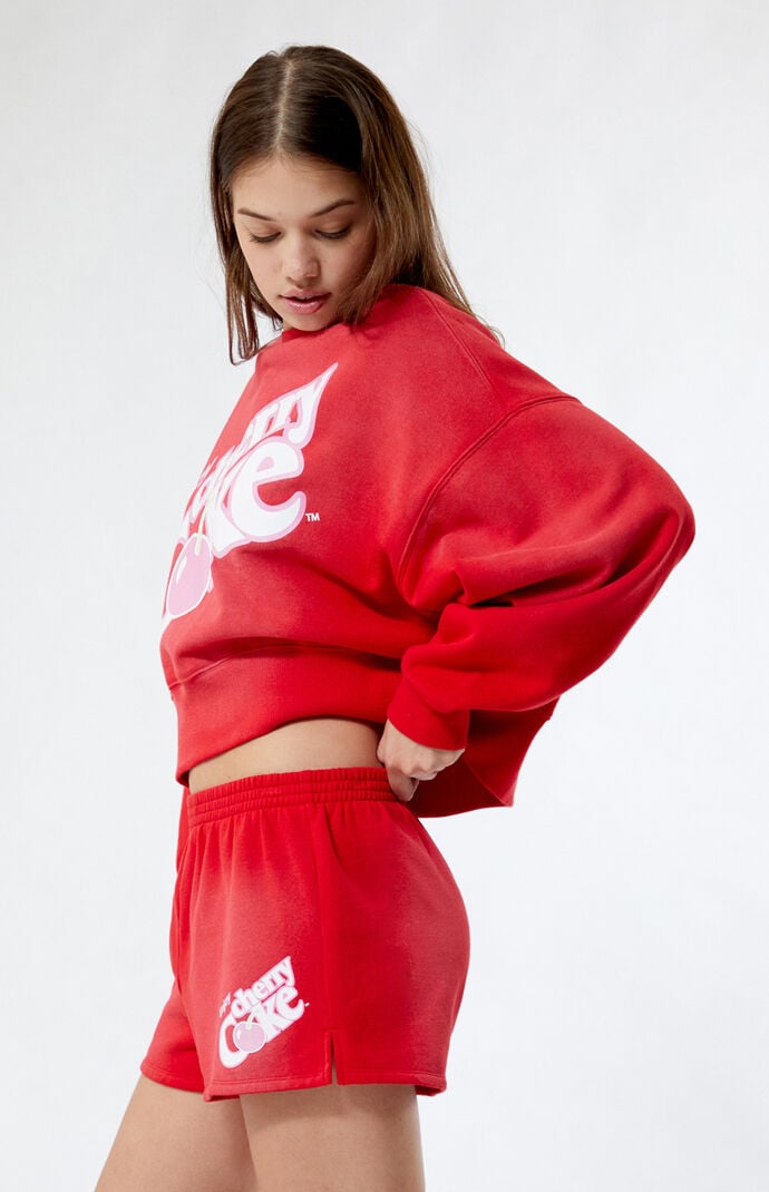 Pacsun cherry paperbag shorts discount
