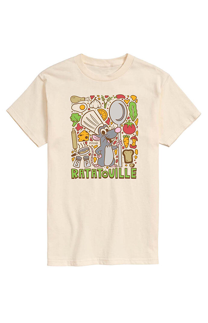 Hybrid Apparel Ratatouille Doodles T-Shirt