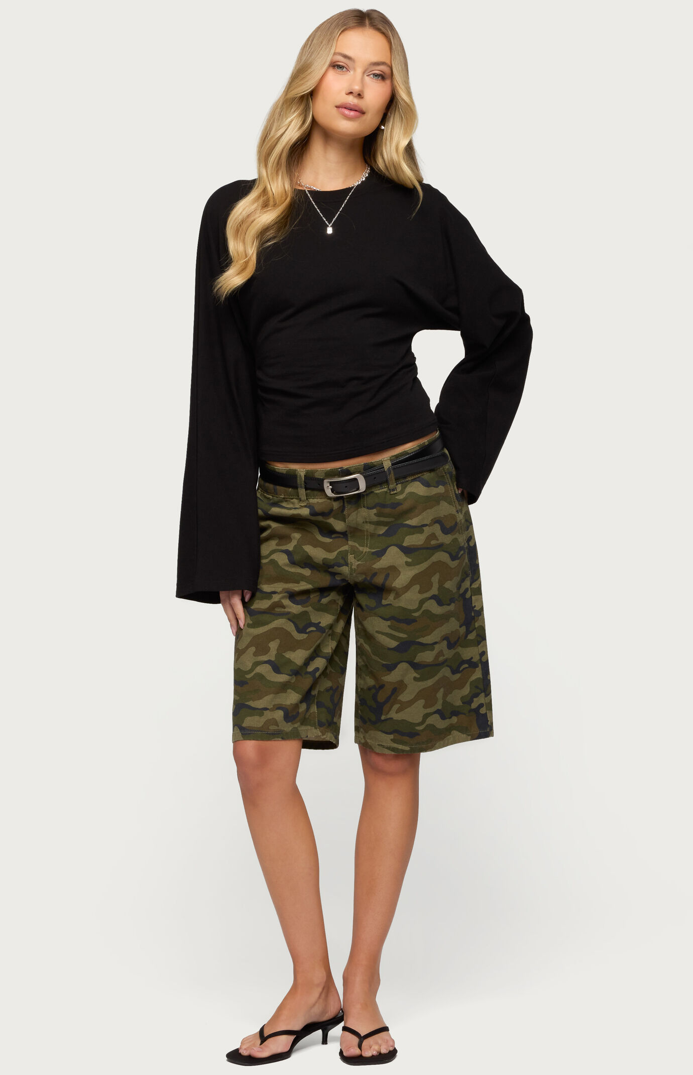 Edikted Charlisa Cinched Waist Top