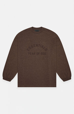 Heather Wood Heavy Long Sleeve T-Shirt image number 1
