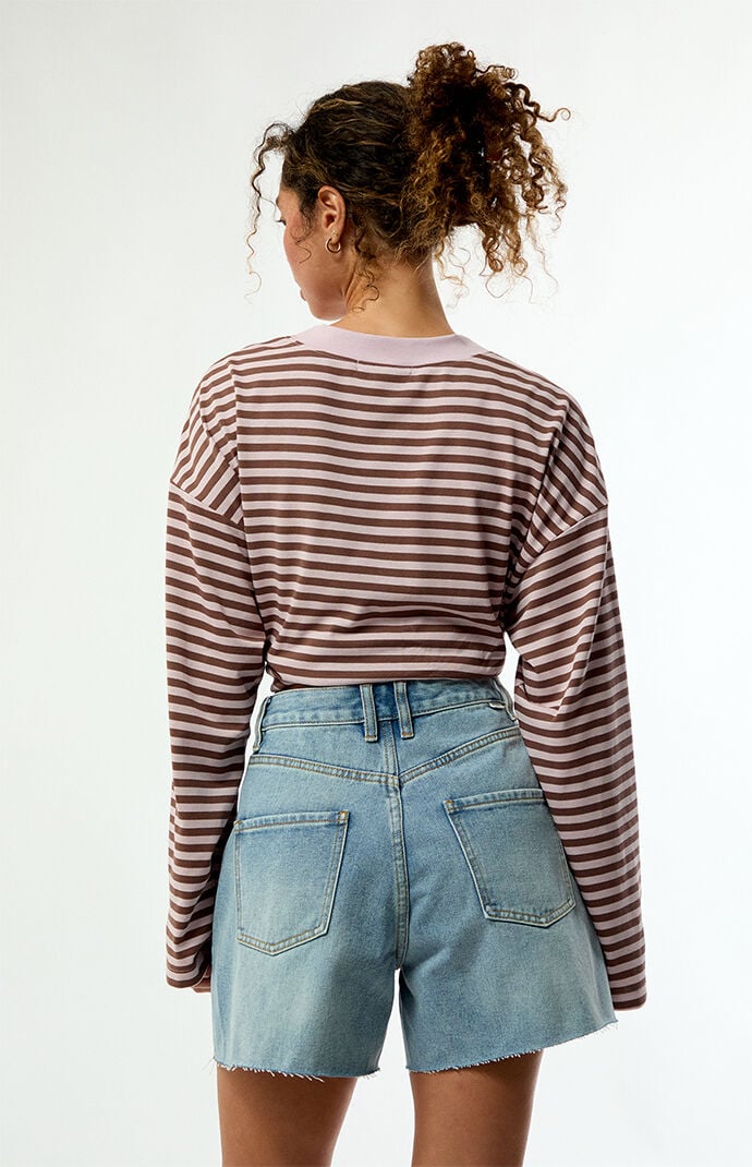 Billabong Riley High Waisted Cutoff Jean Shorts