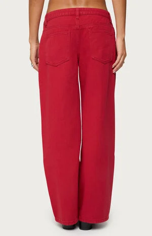 Petite Roman Low Rise Slouchy Jeans image number 3