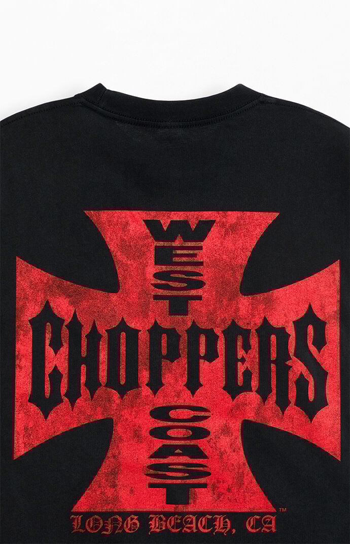 West Coast Choppers Flames Long Sleeve T-Shirt