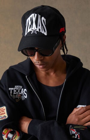 x Pacsun United States Grand Prix 2025 Austin Texas Black Trucker Hat image number 2