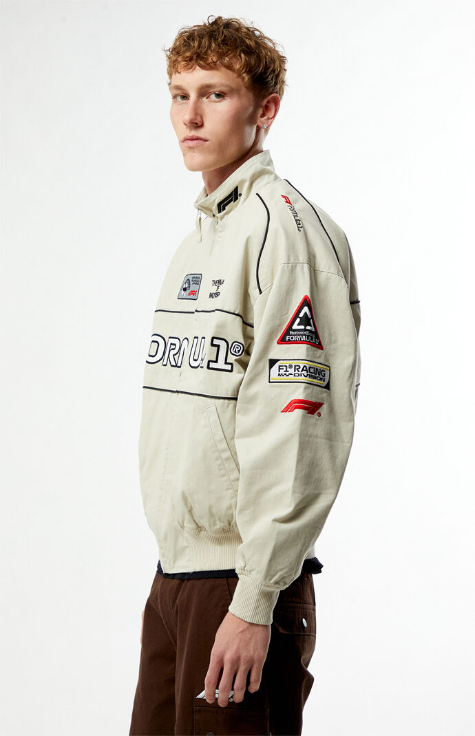 Formula 1 x Pacsun Las Vegas Beige Pole Position Jacket