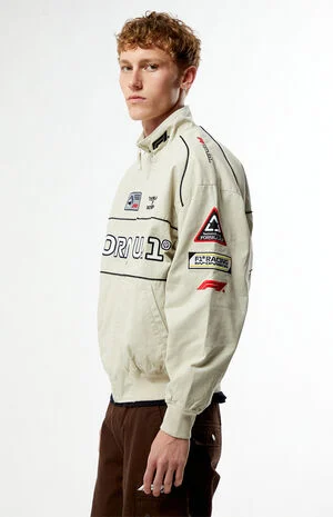 x Pacsun Las Vegas Beige Pole Position Jacket image number 4