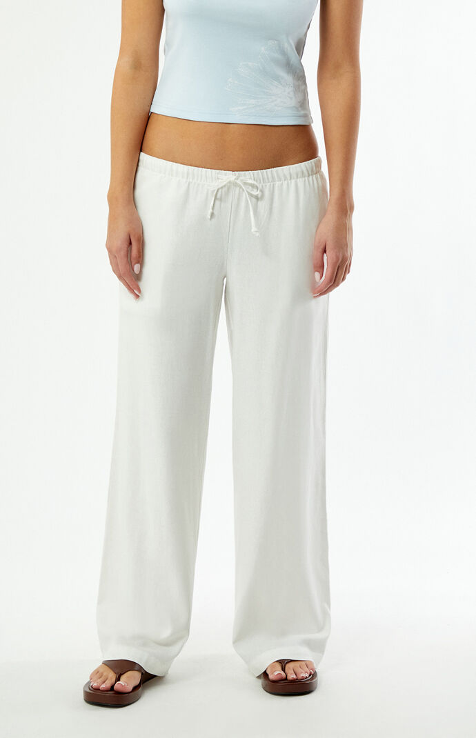 Pacsun Alisa Linen Pull-On Baggy Pants