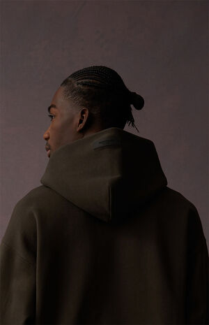 Off Black Relaxed Hoodie image number 5