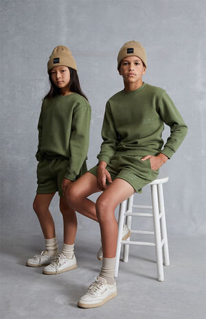 Kids Eco CRCA Crew Neck Sweatshirt image number 3