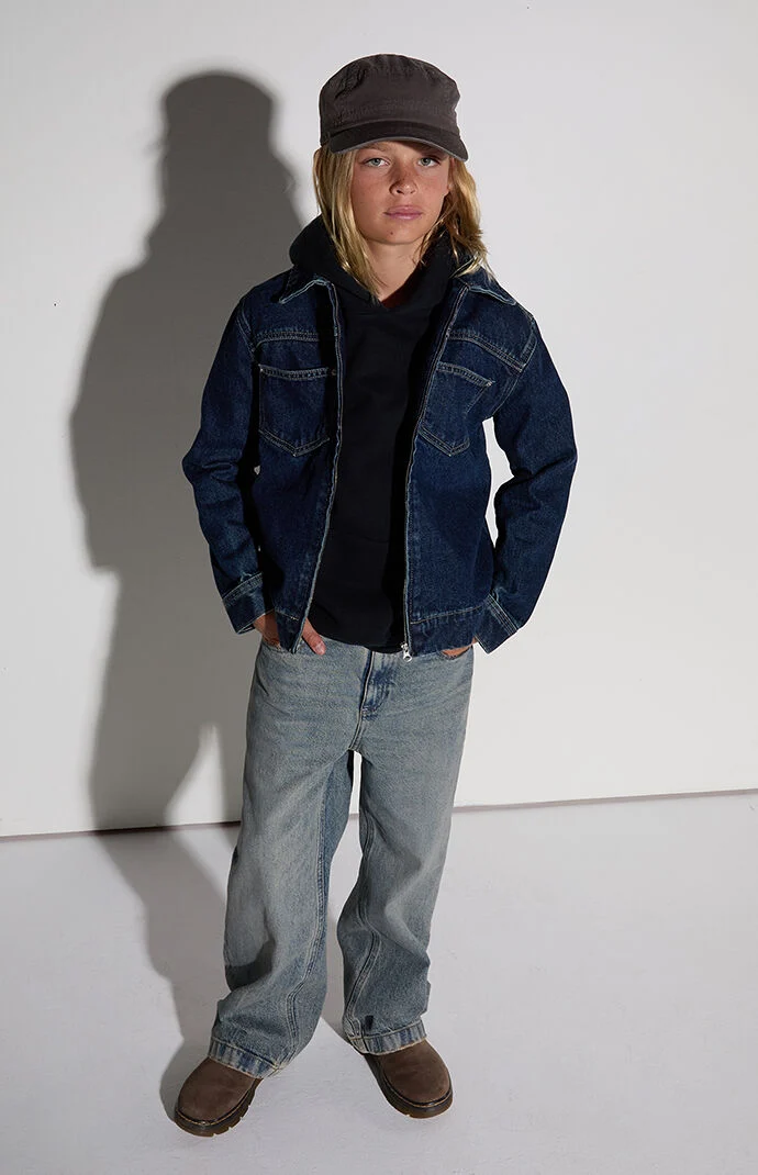Pacsun Kids Baggy Jeans Medium Indigo