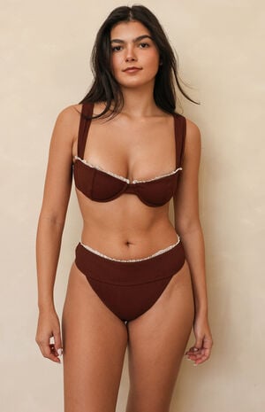 Sydney High Cut Cheeky Bikini Bottom image number 4