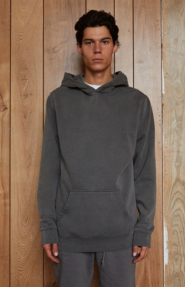 Pacsun Champion Vintage Wash Oversized Hoodie Sweatshirt Black