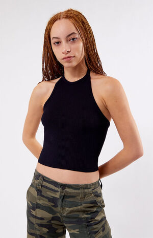 Stella Halter Sweater Top image number 3