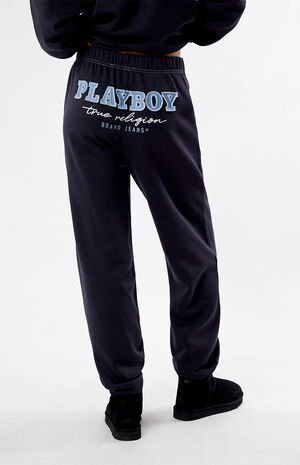 x Playboy Navy Relaxed Sweatpants image number 4