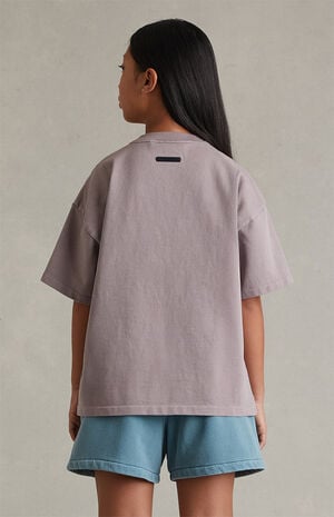 Kids Faded Mauve Campus &rsquo;90s Short Sleeve T-Shirt image number 4