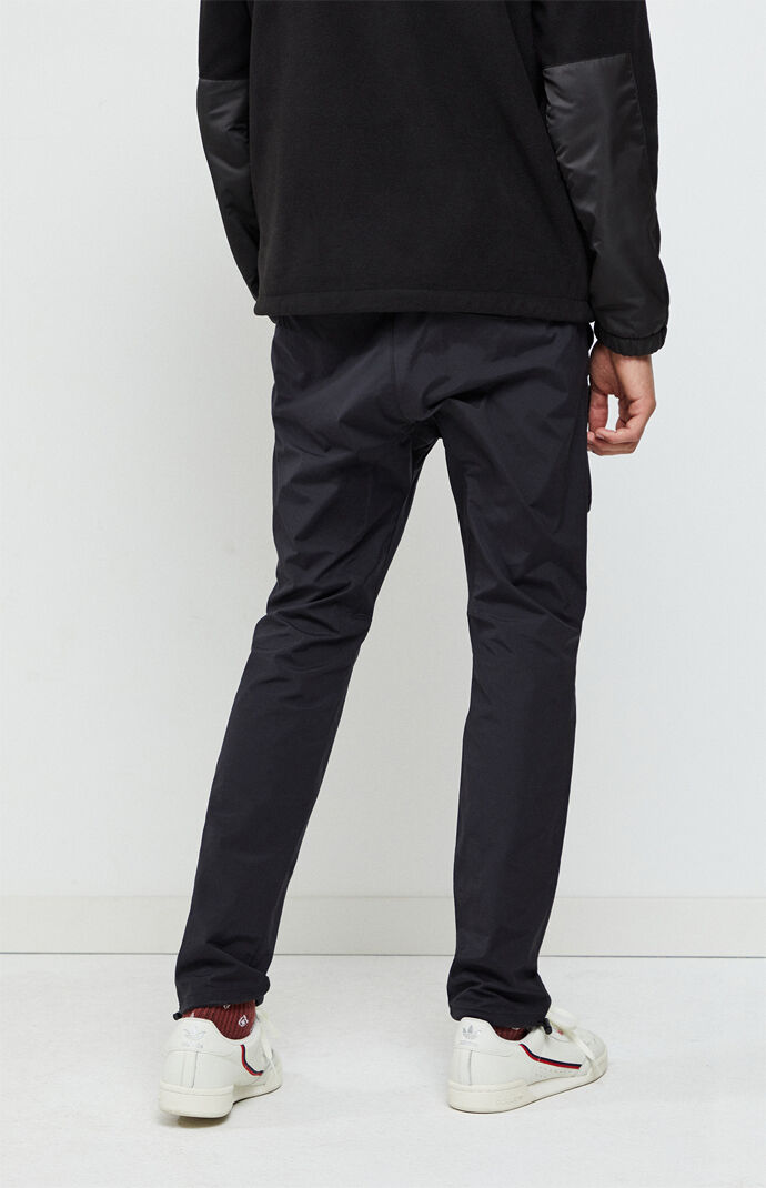 Workwear Black Nylon Slim Cargo Pants