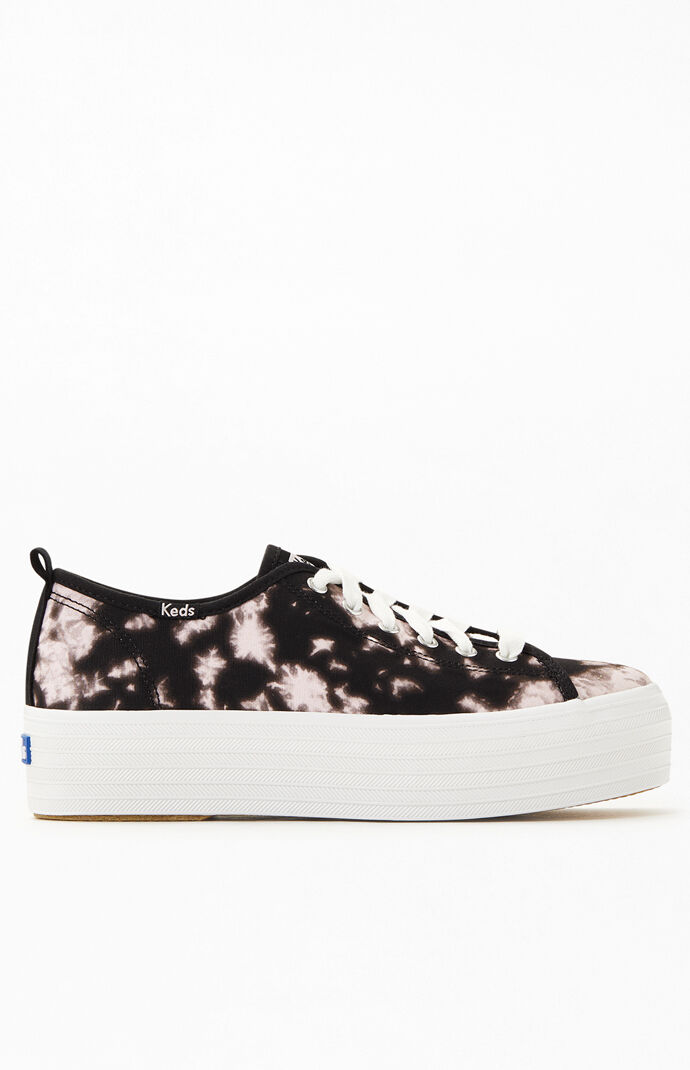 Women's Triple Tie-dyed Platform Sneakers