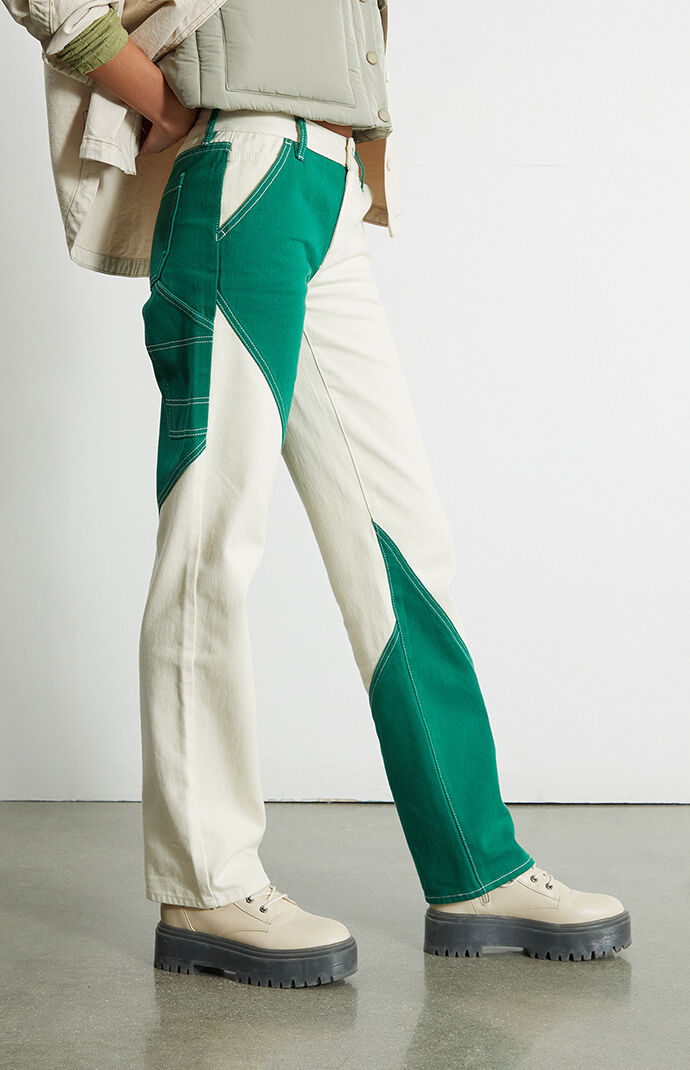 【新品】GREEN CLOTHING PAINTER PANTS 24-25 painters-pants-in-earth-