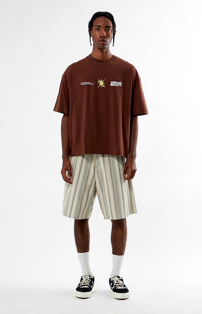 Pacsun Dreams Reality Cropped Boxy T-Shirt