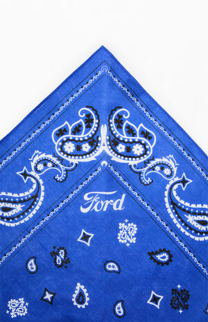 Blue Paisley Bandana image number 3