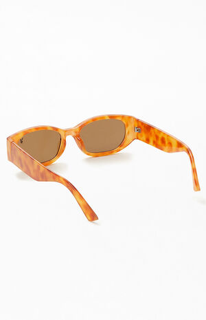 By PacSun Tortoiseshell Y2K Icon Plastic Sunglasses image number 2
