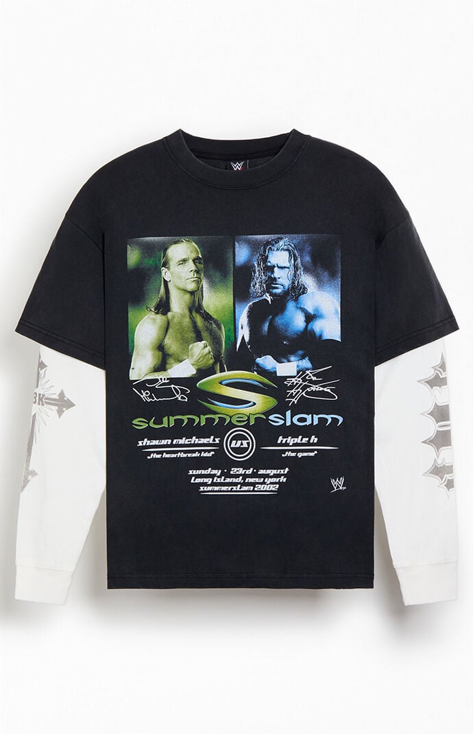 WWE Shawn Michaels Triple H 2fer Long Sleeve T-Shirt | PacSun WWE Shawn Michaels Triple H 2fer Long Sleeve T-Shirt | PacSun