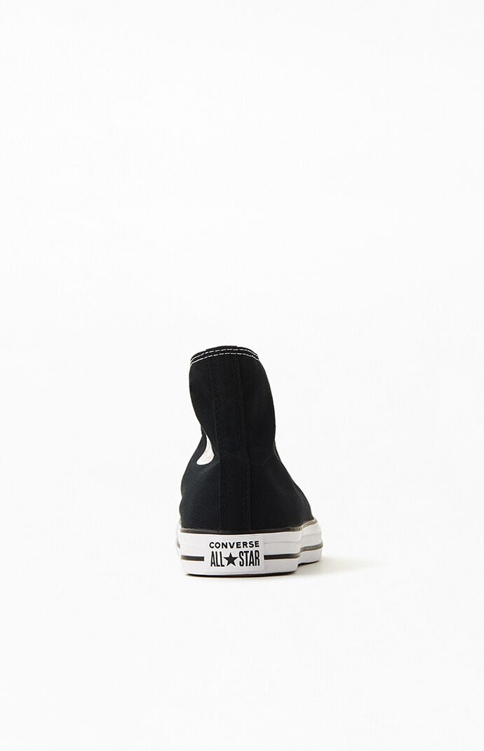 solid black converse high tops