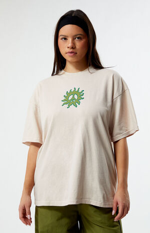 Escape To Nature Washed Oversized T-Shirt image number 1