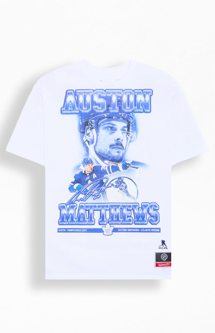 ★Mitchell & Ness Austin Matthews Toronto Maple  関税込★ Mitchell & Ness Austin Matthews Toronto Maple Leafs T-Shirt