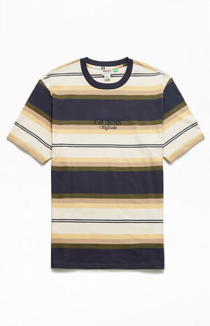 Logo Multi Stripe T-Shirt image number 1