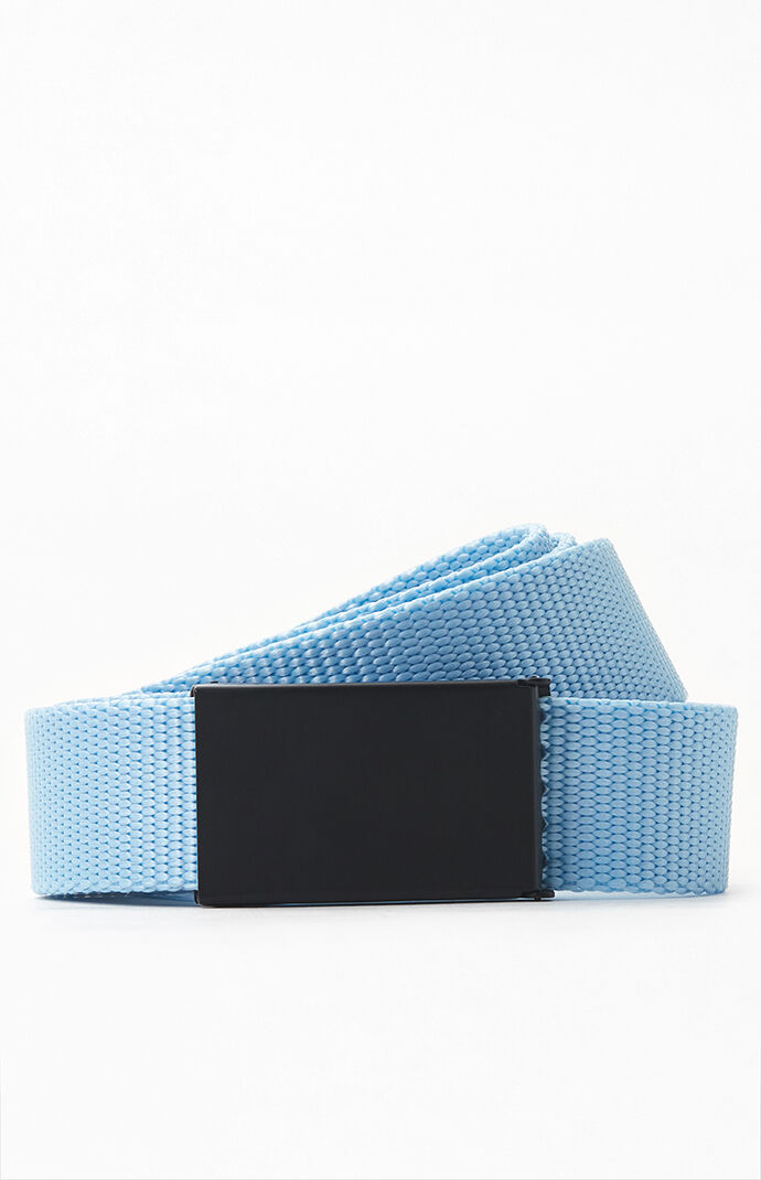 Light Blue Webbed Belt