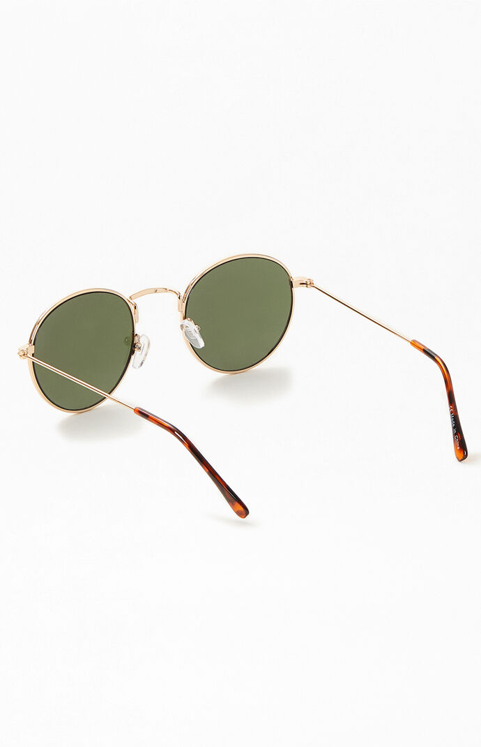 Brown Lennon Round Sunglasses