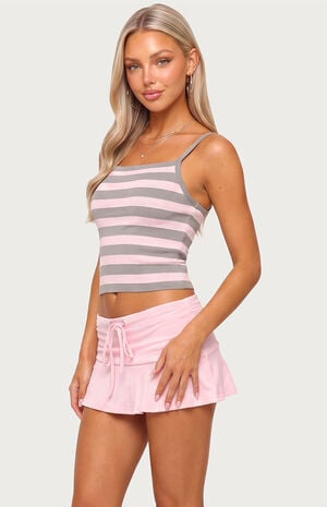 Harla Striped Knit Bandage Top image number 2