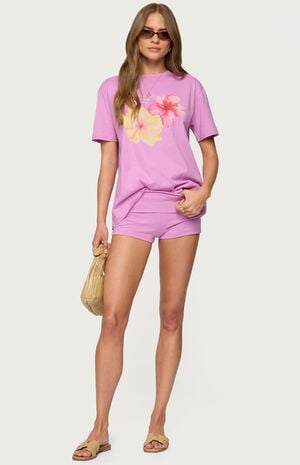 Fleur Hibiscus Graphic T-Shirt image number 5