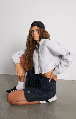 Gray Adicolor Full Zip Hoodie image number 1