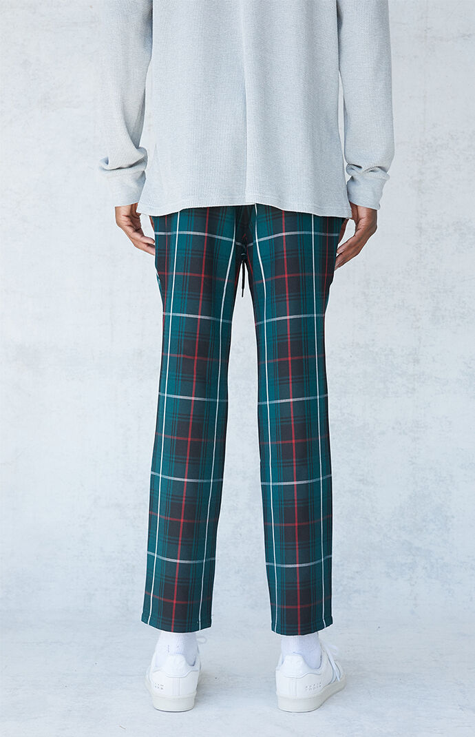 Plaid sale joggers pacsun