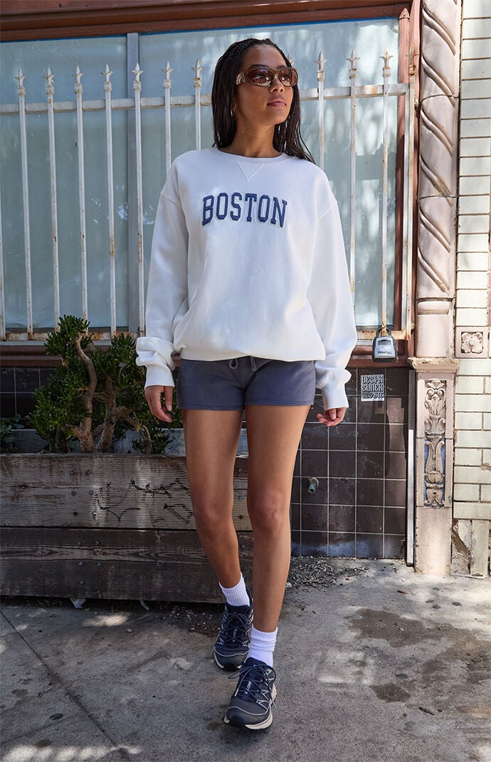 John Galt Navy Low Rise Sweat Shorts