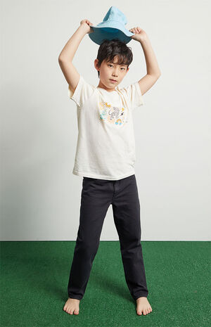 Eco Black Straight Leg Jeans image number 2