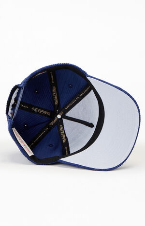 MLB LA Dodgers Arch Stamp Corduroy Pro Snapback Hat image number 5