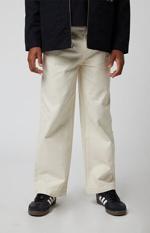 Clover Cream Baggy Jeans image number 1