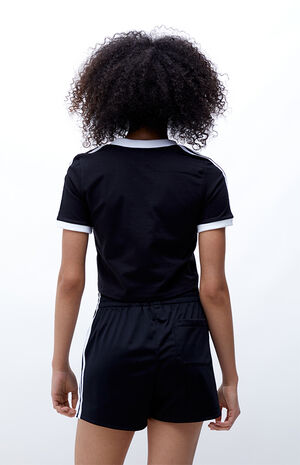 V-Neck Button Down Short Sleeve Cardigan image number 4