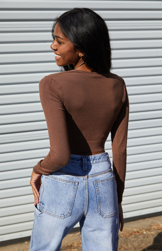 john galt brown pullover sweatshirt