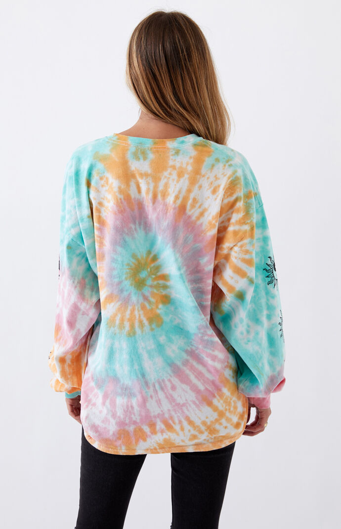 x Smiley Tie-Dyed Happy Hippie Long Sleeve T-Shirt