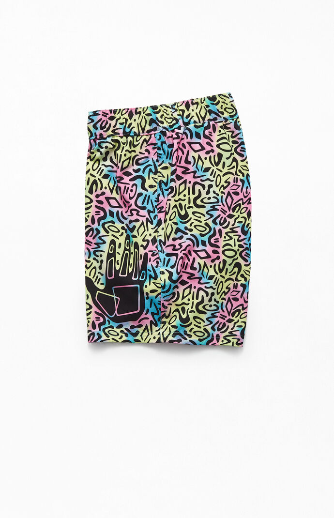Printed Maui 17" Swim Trunks