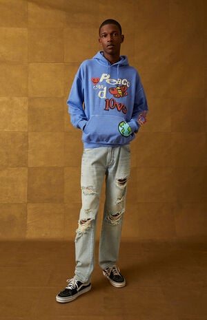 Peace & Love Hoodie image number 4