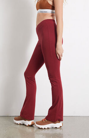 Surplice V Waist Flare Yoga Pants image number 3