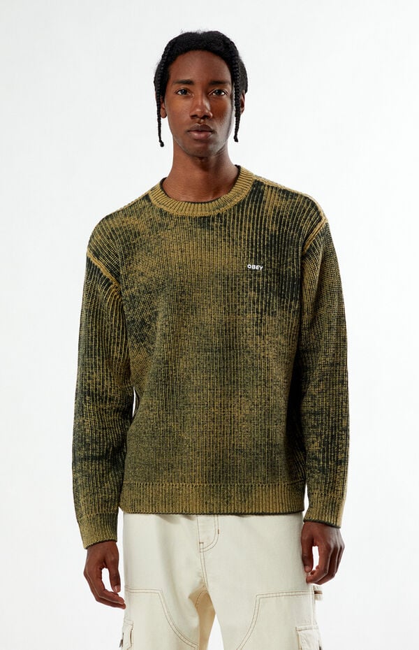 Obey Spray Effect Sweater