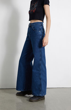 Dark Blue Baggy Jeans image number 3